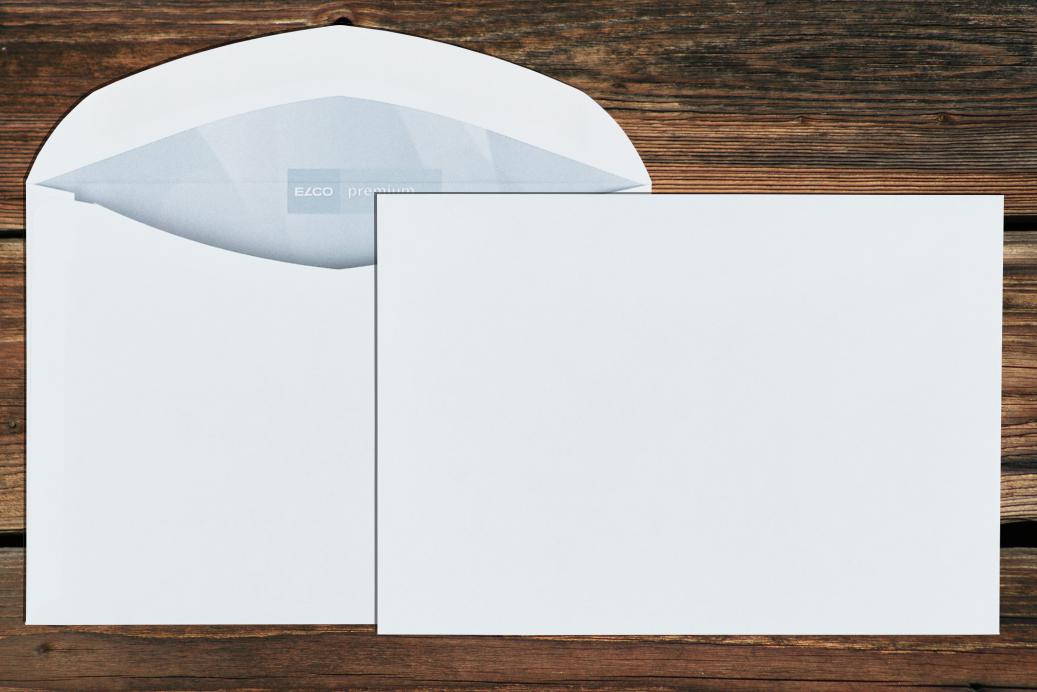 Kuvertierhüllen C6 114x162 mm Nassklebend Hochweiß 80 g/qm